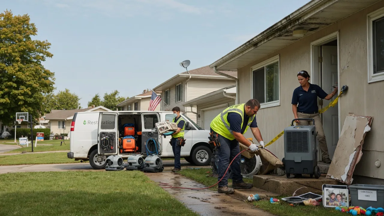 Water Damage Restoration in Greenfield, IL near me